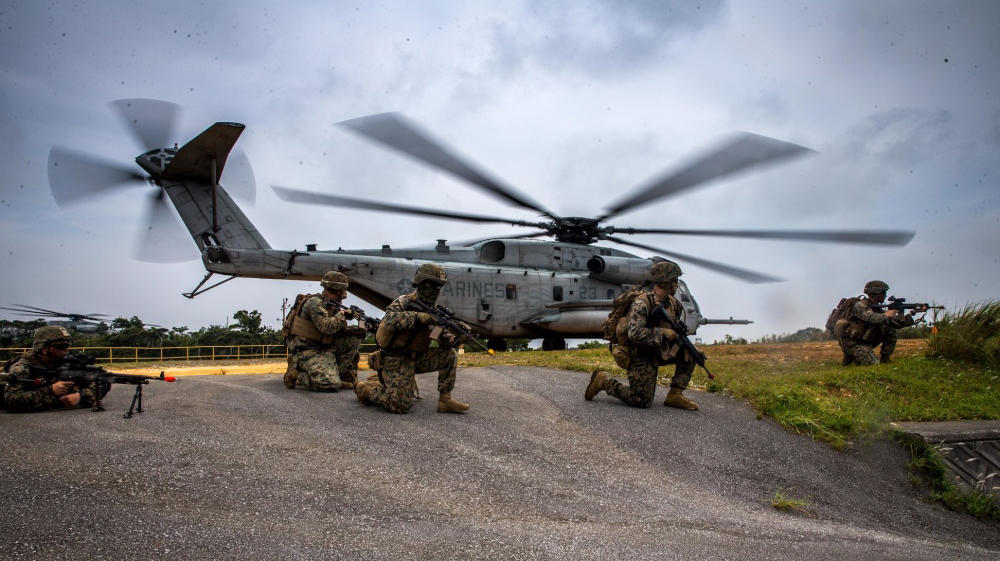 1st Battalion, 3rd Marine Regiment conducts air assaults